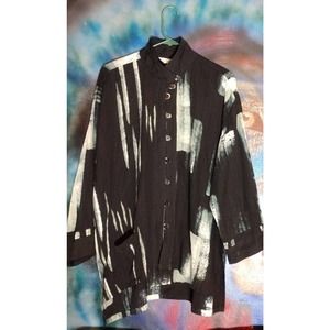 Lyng Womans Button Shirt Plus Size Medium